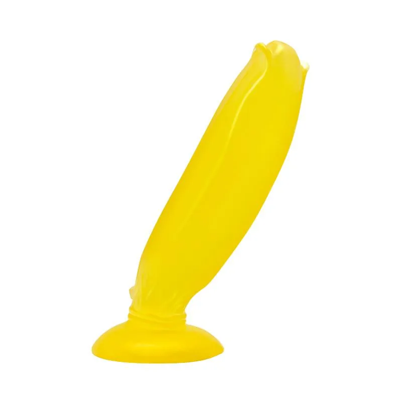Dildo Baile Forma de Banana com Ventosa