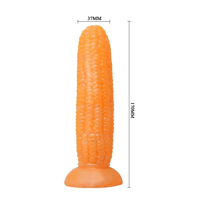 Dildo Baile Forma de Espiga de Milho 17 cm — vista 4 de 5