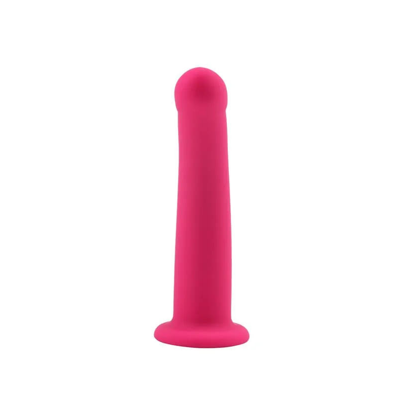 Dildo Bend Over Silicone Rosa M 15 cm — vista 4 de 5