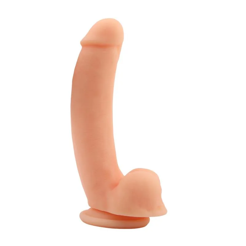 Dildo Boss Silicone 20,5 cm Natural — vista 6 de 6