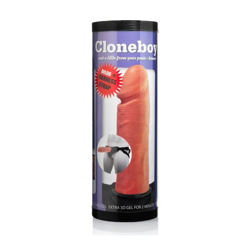 Dildo Clonador Cloneboy com Arnês Natural