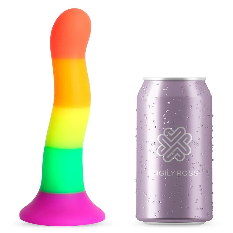 Dildo Dildox Arco-Íris LGBT 18 cm — vista 4 de 6