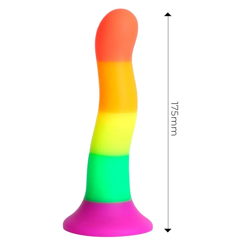 Dildo Dildox Arco-Íris LGBT 18 cm — vista 5 de 6