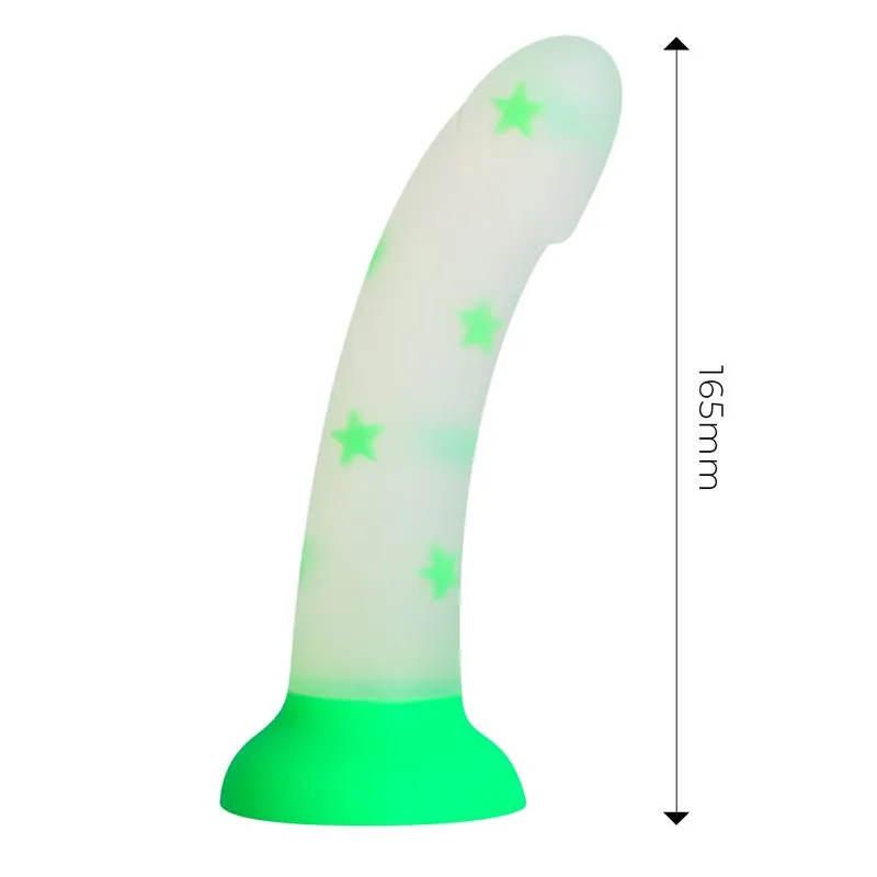Dildo Dildox Confetti Star Brilha no Escuro 17 cm — vista 6 de 7