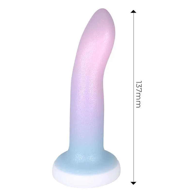 Dildo Dildox com Ventosa Gradiente de Cor 13,6 cm — vista 8 de 9