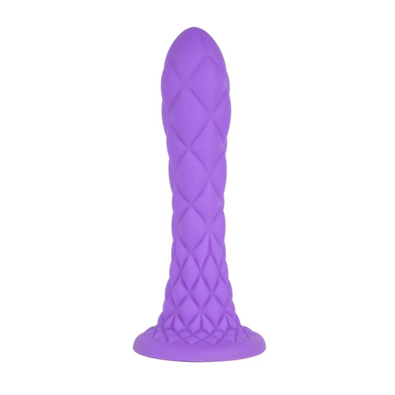 Dildo Dreamy 7 Fantasia Silicone Líquido Roxo SilexD