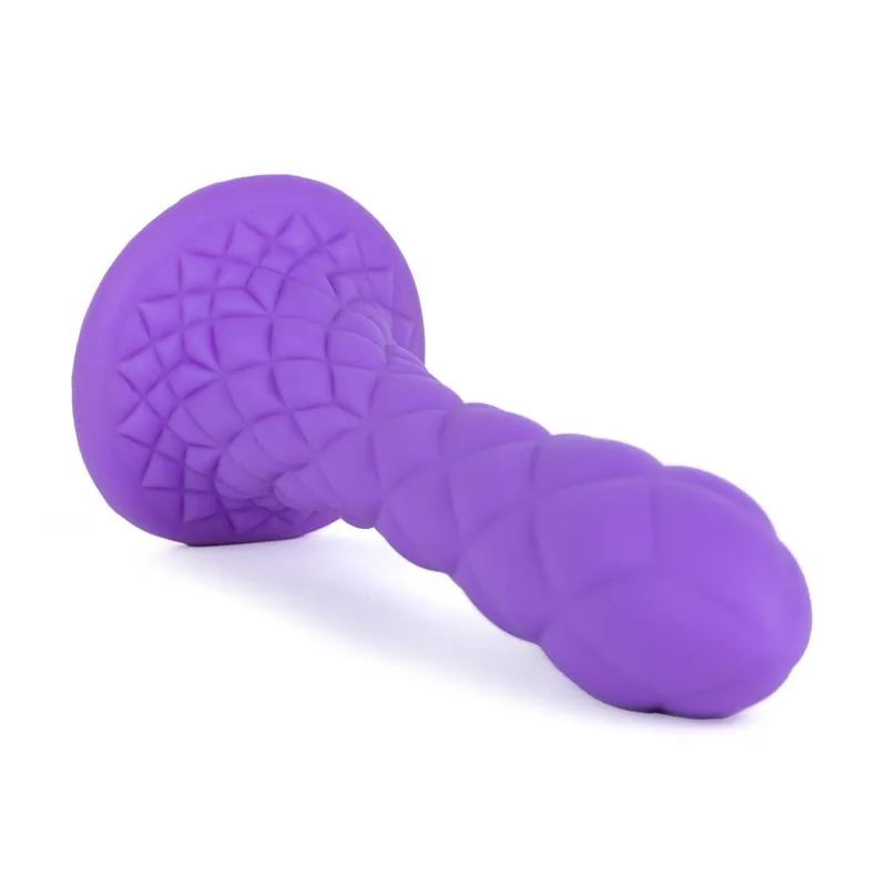 Dildo Dreamy 7 Fantasia Silicone Líquido Roxo SilexD — vista 2 de 8