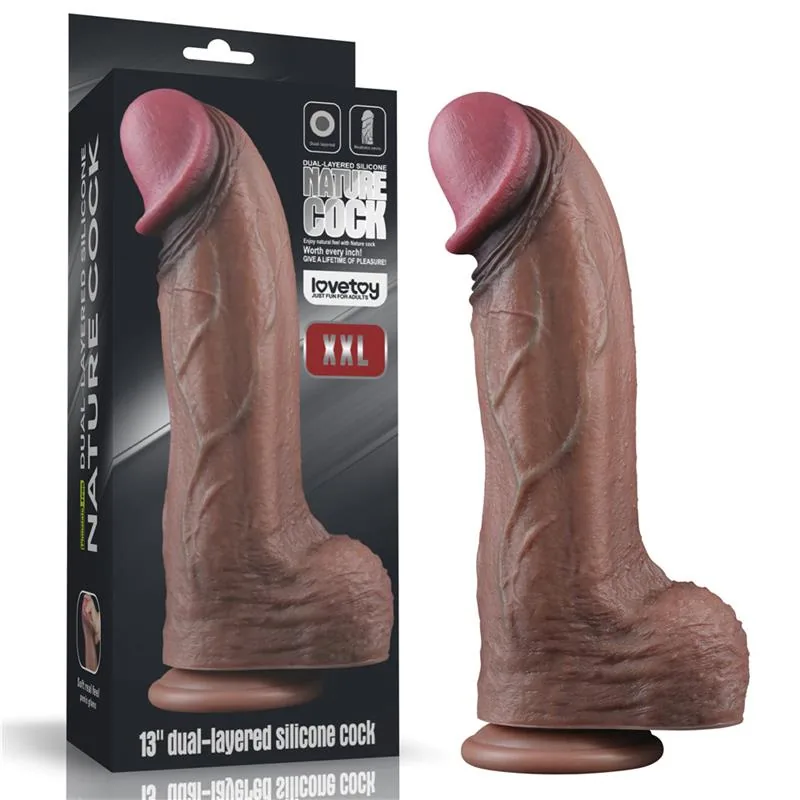 Dildo Dupla Camada Cock XXL 33 cm — vista 11 de 11