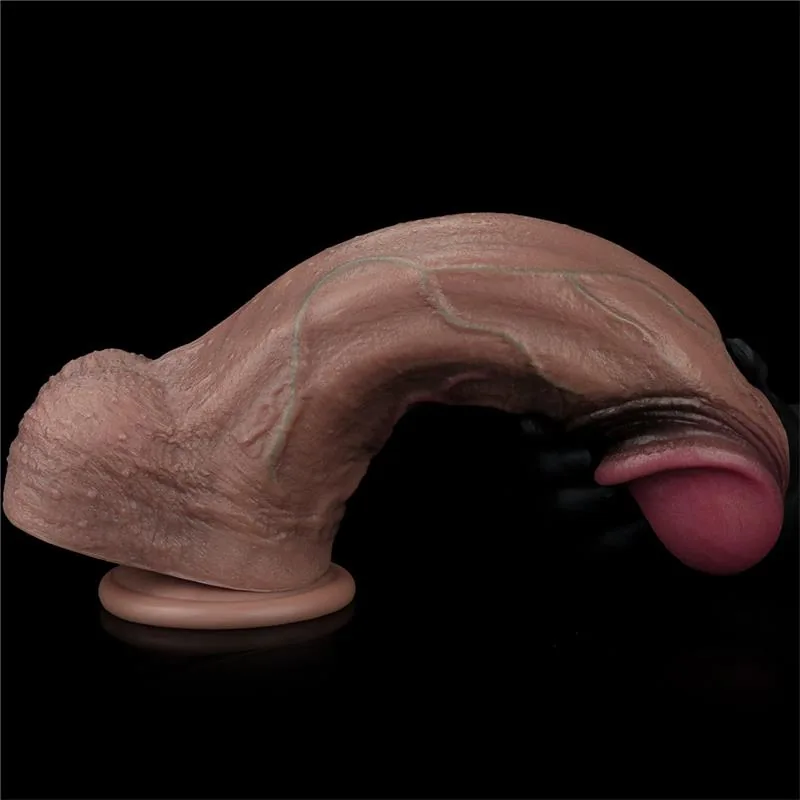 Dildo Dupla Camada Cock XXL 33 cm — vista 4 de 11