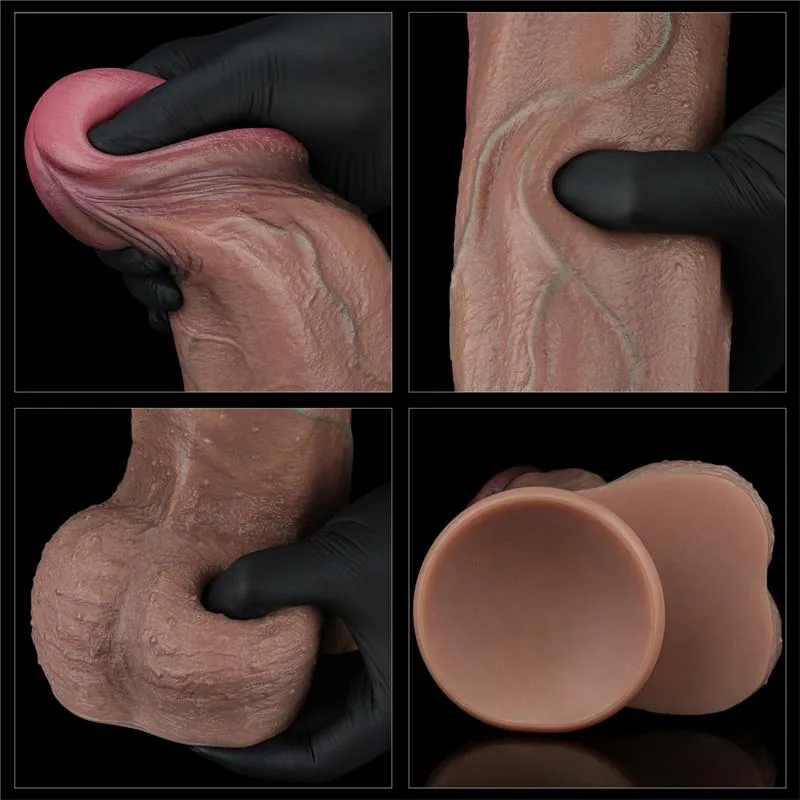 Dildo Dupla Camada Cock XXL 33 cm — vista 5 de 11