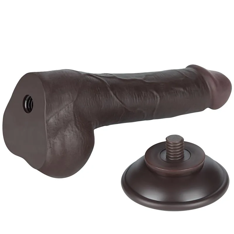 Dildo Dupla Camada Pele Deslizante LoveToy 19,5 cm — vista 9 de 12