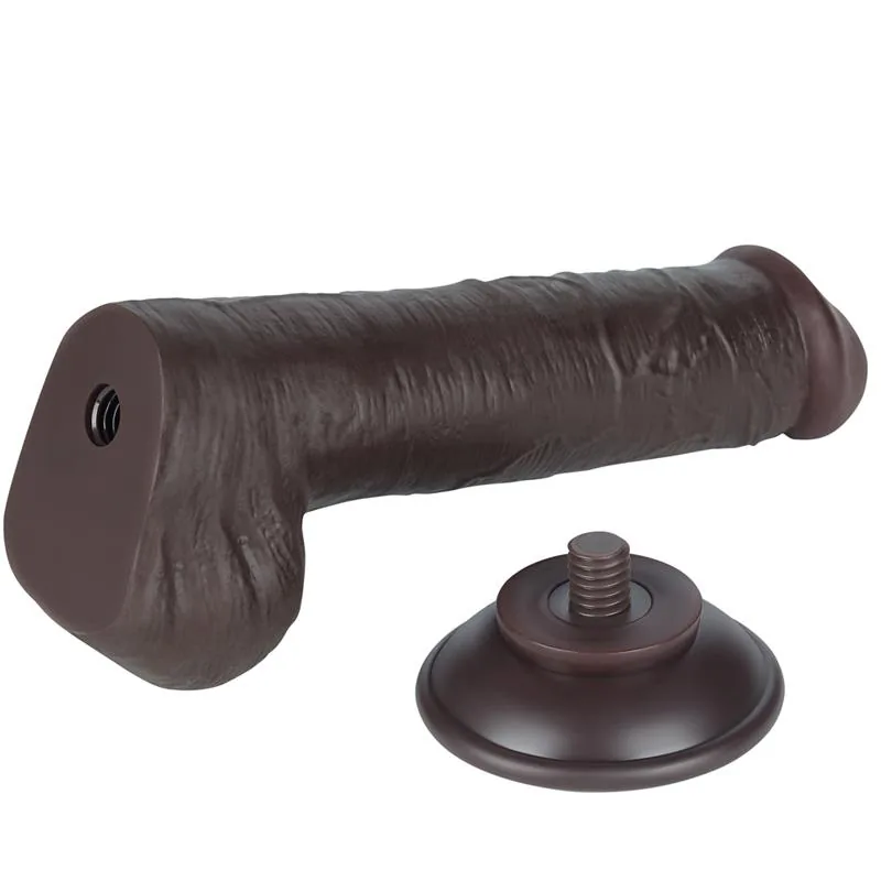 Dildo Dupla Camada Pele Deslizante LoveToy 20,8 cm — vista 9 de 12