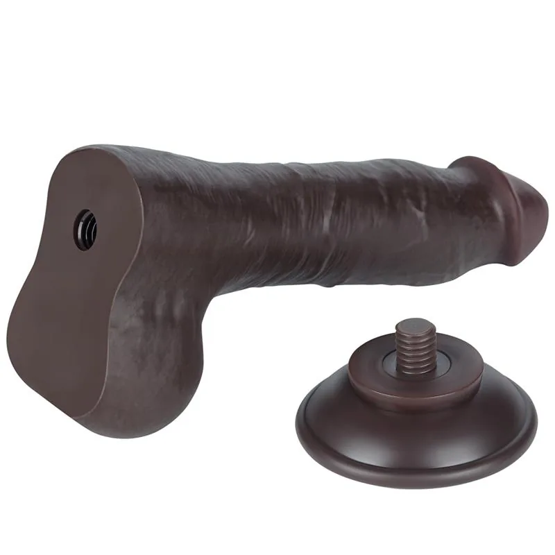 Dildo Dupla Camada Pele Deslizante LoveToy 20 cm — vista 9 de 12