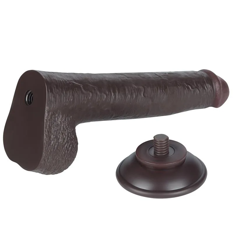 Dildo Dupla Camada Pele Deslizante LoveToy 22 cm — vista 9 de 12