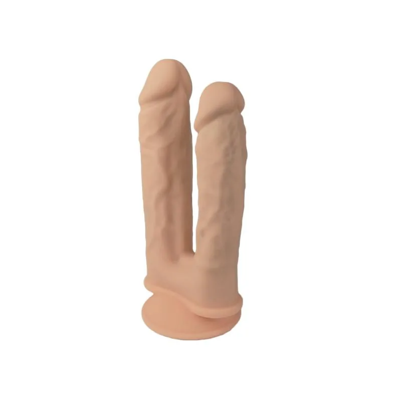 Dildo Duplo Dupla Penetração com Vibração 2 Motores e Comando SilexD — vista 2 de 6