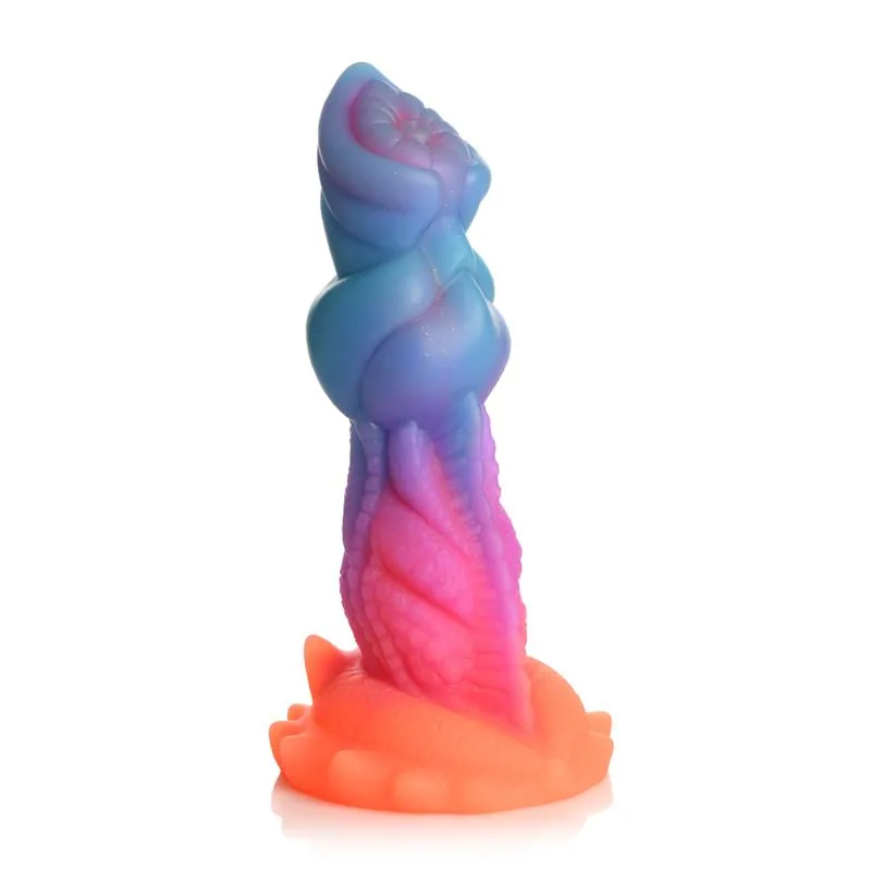 Dildo Fantasia Aqua-Cock que Brilha no Escuro em Silicone Creature Cocks