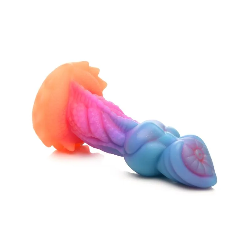 Dildo Fantasia Aqua-Cock que Brilha no Escuro em Silicone Creature Cocks — vista 5 de 18