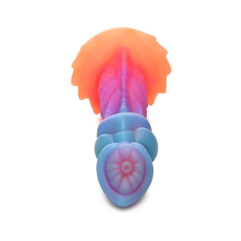 Dildo Fantasia Aqua-Cock que Brilha no Escuro em Silicone Creature Cocks — vista 6 de 18