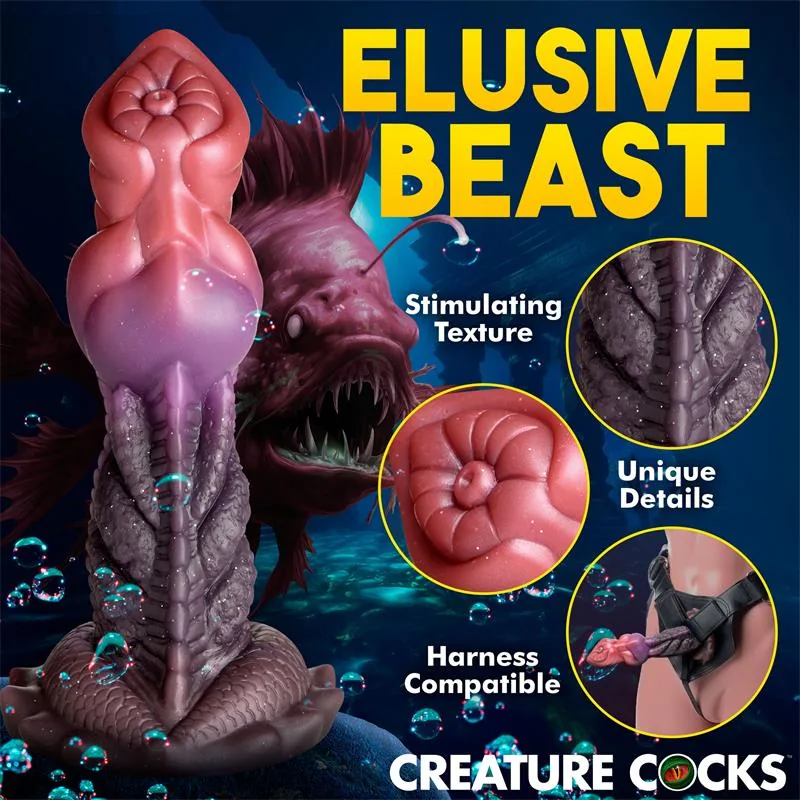 Dildo Fantasia Deep Diver em Silicone com Ventosa Creature Cocks — vista 10 de 14
