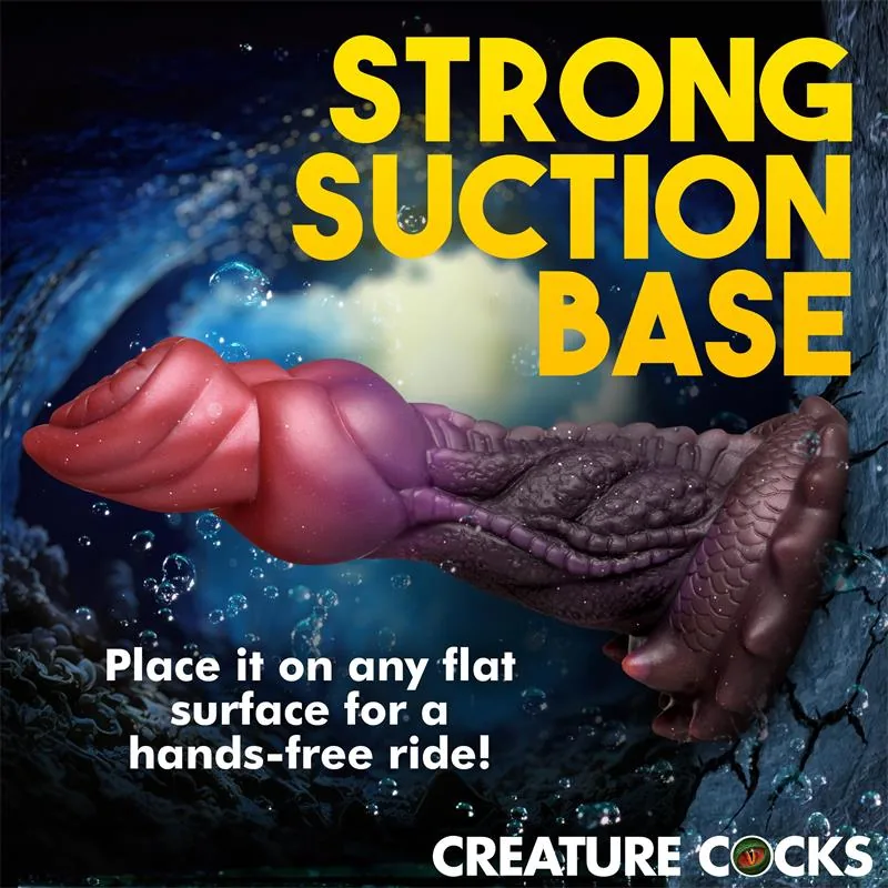 Dildo Fantasia Deep Diver em Silicone com Ventosa Creature Cocks — vista 11 de 14