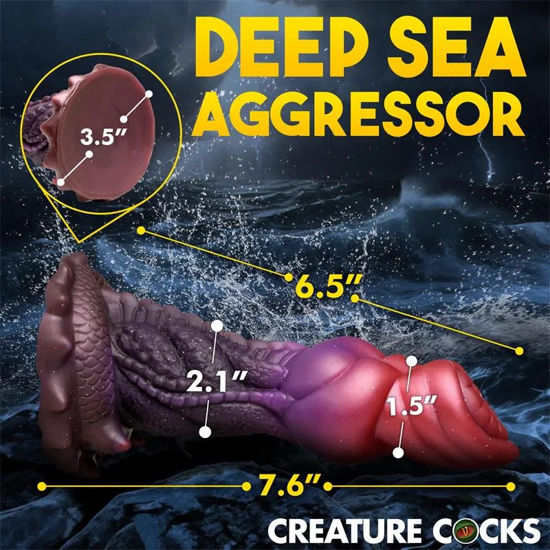 Dildo Fantasia Deep Diver em Silicone com Ventosa Creature Cocks — vista 13 de 14