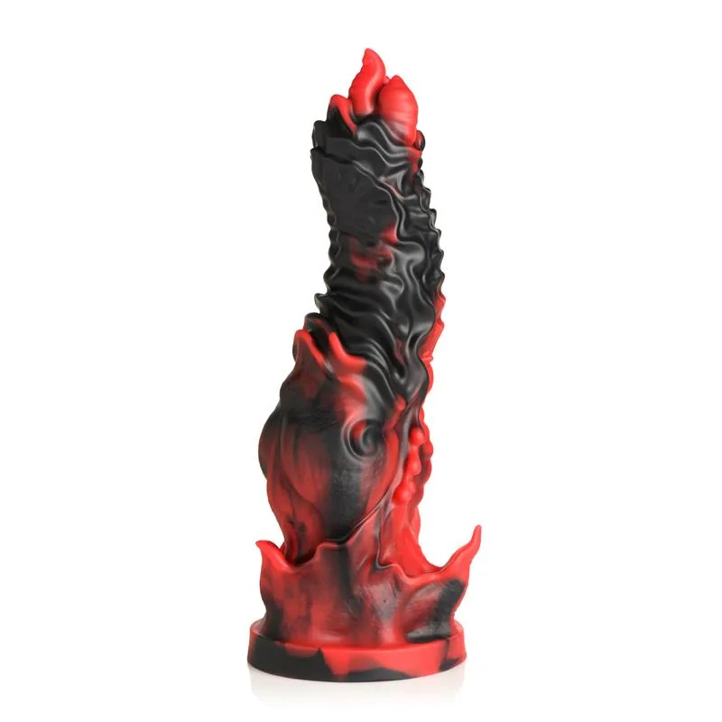 Dildo Fantasia Mephisto em Silicone com Testículos e Ventosa Creature Cocks