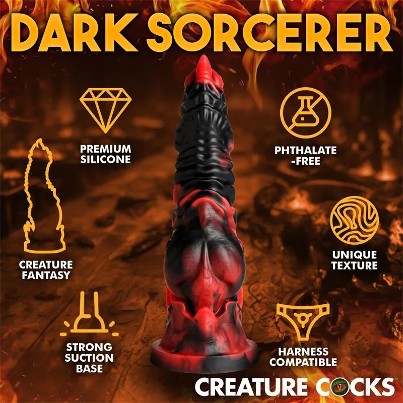 Dildo Fantasia Mephisto em Silicone com Testículos e Ventosa Creature Cocks — vista 10 de 15
