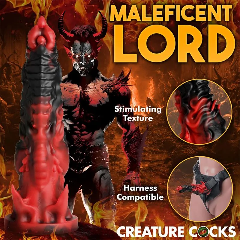 Dildo Fantasia Mephisto em Silicone com Testículos e Ventosa Creature Cocks — vista 11 de 15