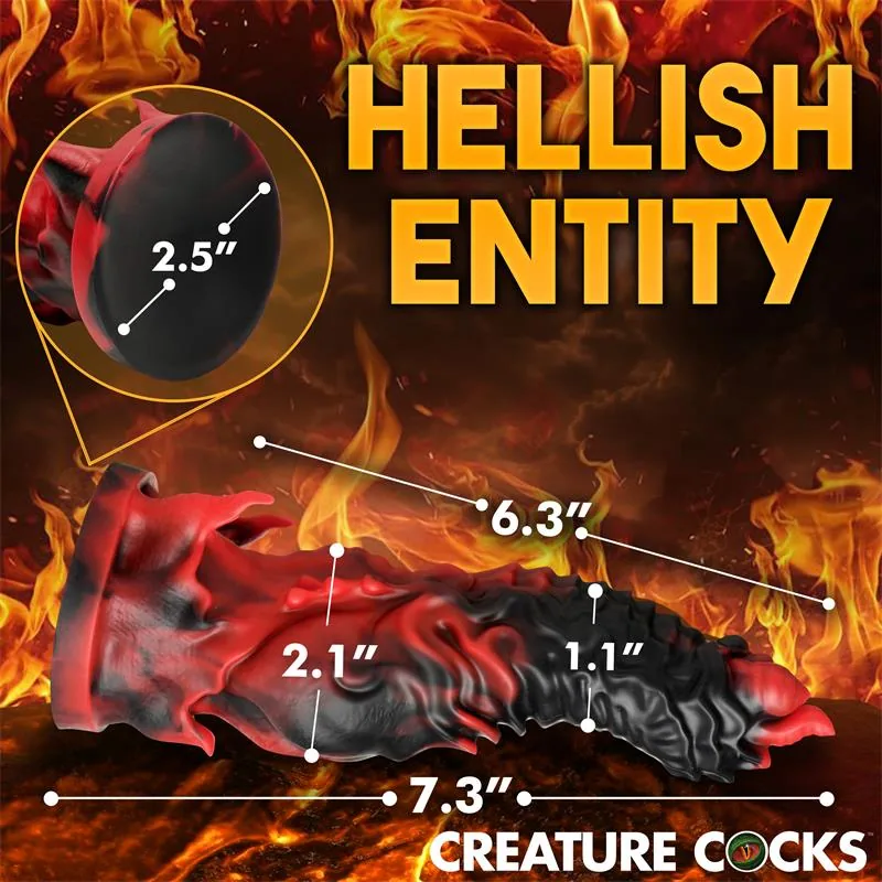Dildo Fantasia Mephisto em Silicone com Testículos e Ventosa Creature Cocks — vista 14 de 15