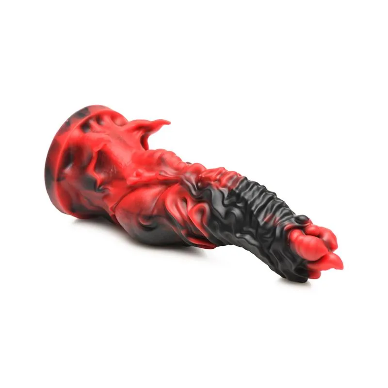 Dildo Fantasia Mephisto em Silicone com Testículos e Ventosa Creature Cocks — vista 6 de 15