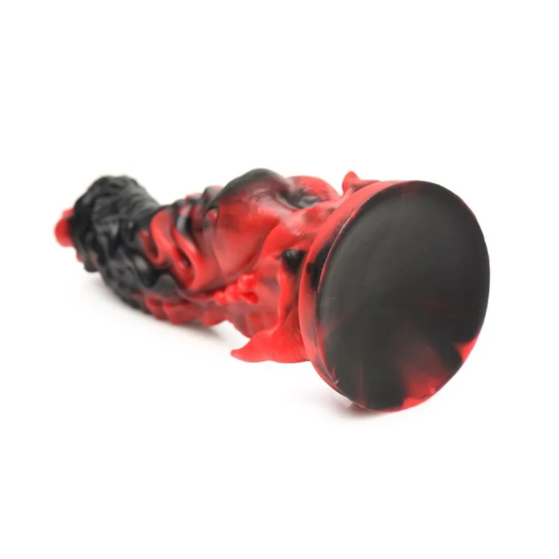 Dildo Fantasia Mephisto em Silicone com Testículos e Ventosa Creature Cocks — vista 7 de 15