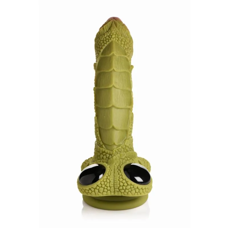 Dildo Fantasia Monstro do Pântano Escamado em Silicone Creature Cocks — vista 3 de 13