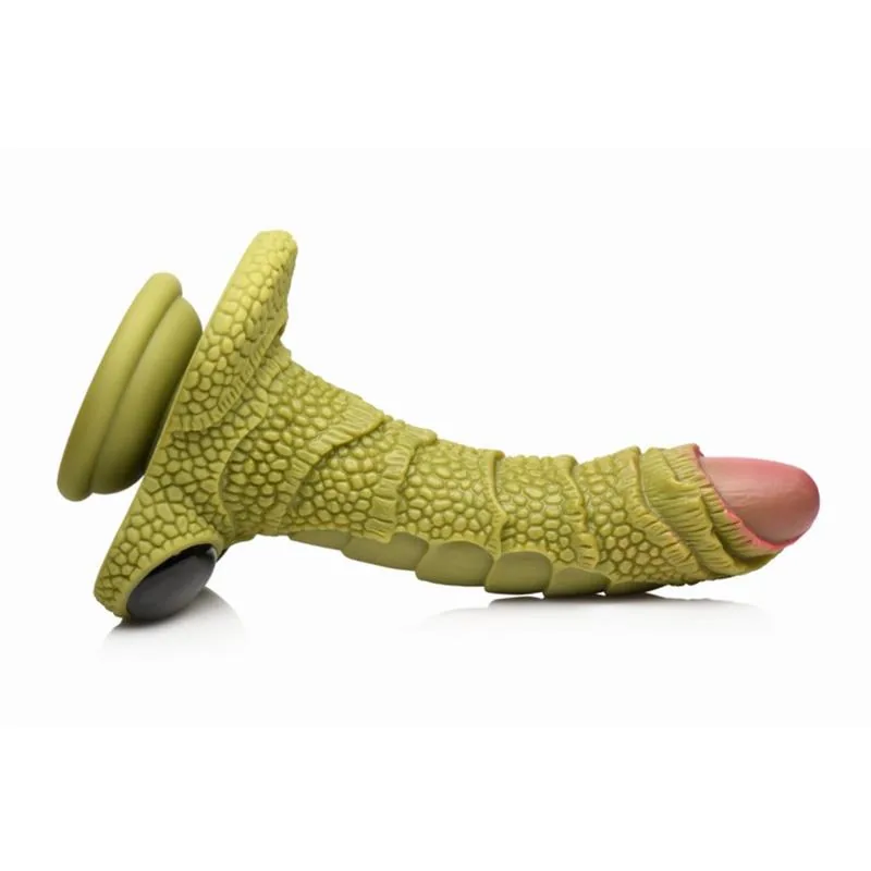 Dildo Fantasia Monstro do Pântano Escamado em Silicone Creature Cocks — vista 5 de 13