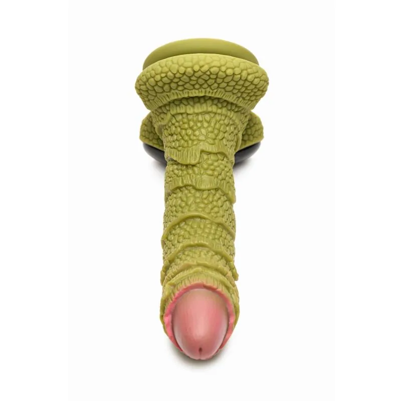 Dildo Fantasia Monstro do Pântano Escamado em Silicone Creature Cocks — vista 6 de 13