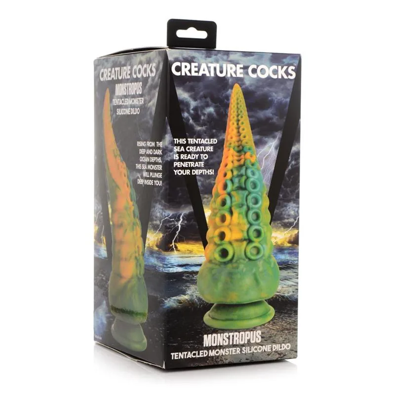 Dildo Fantasia Monstropus Tentáculo em Silicone com Ventosa Creature Cocks — vista 9 de 9