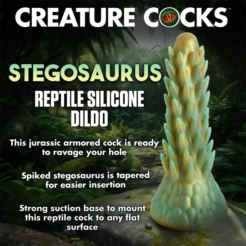 Dildo Fantasia Stegosaurus em Silicone Creature Cocks — vista 6 de 7