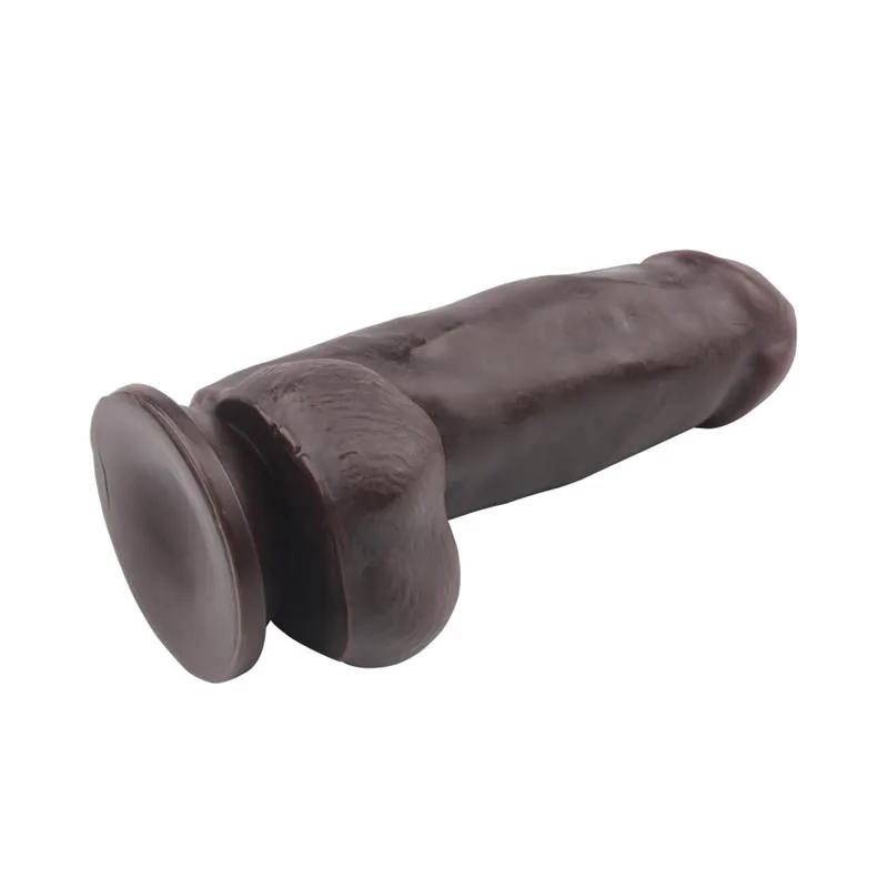 Dildo Fashion Dude Dupla Densidade 17,5 cm Castanho — vista 5 de 6