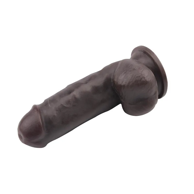 Dildo Fashion Dude Dupla Densidade 17,5 cm Castanho — vista 6 de 6