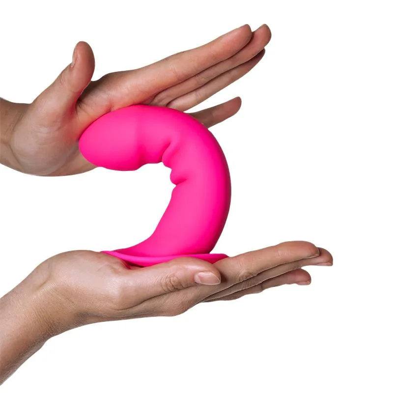 Dildo Hitsens 2 Dupla Densidade Rosa Adrien Lastic — vista 2 de 5