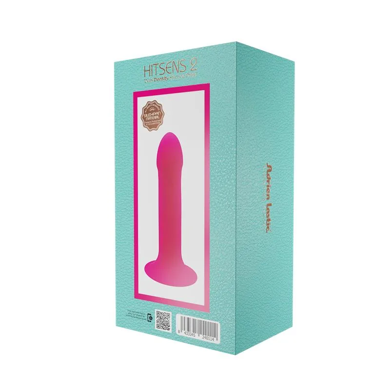 Dildo Hitsens 2 Dupla Densidade Rosa Adrien Lastic — vista 5 de 5