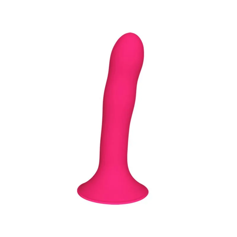 Dildo Hitsens 4 de Dupla Densidade em Silicone Silexpan com Ventosa Adrien Lastic Rosa