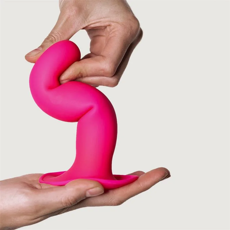 Dildo Hitsens 4 de Dupla Densidade em Silicone Silexpan com Ventosa Adrien Lastic Rosa — vista 2 de 3