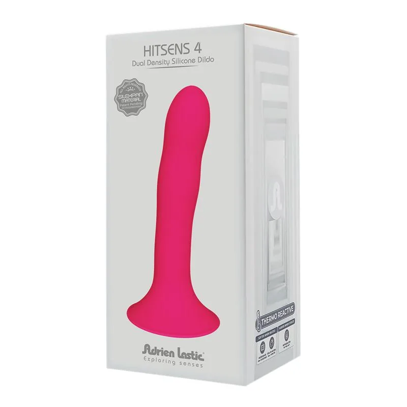 Dildo Hitsens 4 de Dupla Densidade em Silicone Silexpan com Ventosa Adrien Lastic Rosa — vista 3 de 3