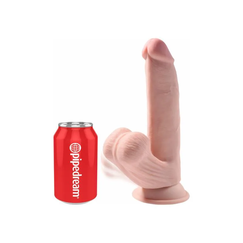 Dildo King Cock Plus Tripla Densidade com Testículos 24,5 cm — vista 3 de 6