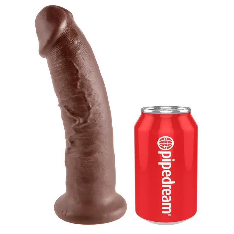 Dildo King Cock Realista 22,9 cm Castanho — vista 3 de 5