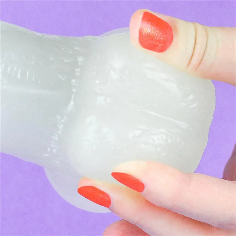 Dildo Lumino Fosforescente Azul TPE Lovetoy — vista 12 de 15