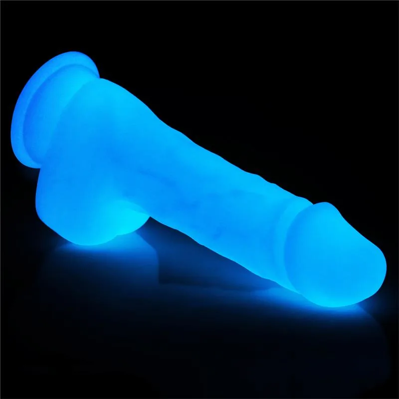 Dildo Lumino Play 7,5 Brilha no Escuro — vista 2 de 8
