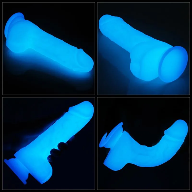 Dildo Lumino Play 7,5 Brilha no Escuro — vista 4 de 8