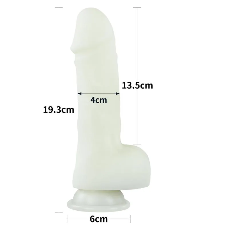 Dildo Lumino Play 7,5 Brilha no Escuro — vista 7 de 8