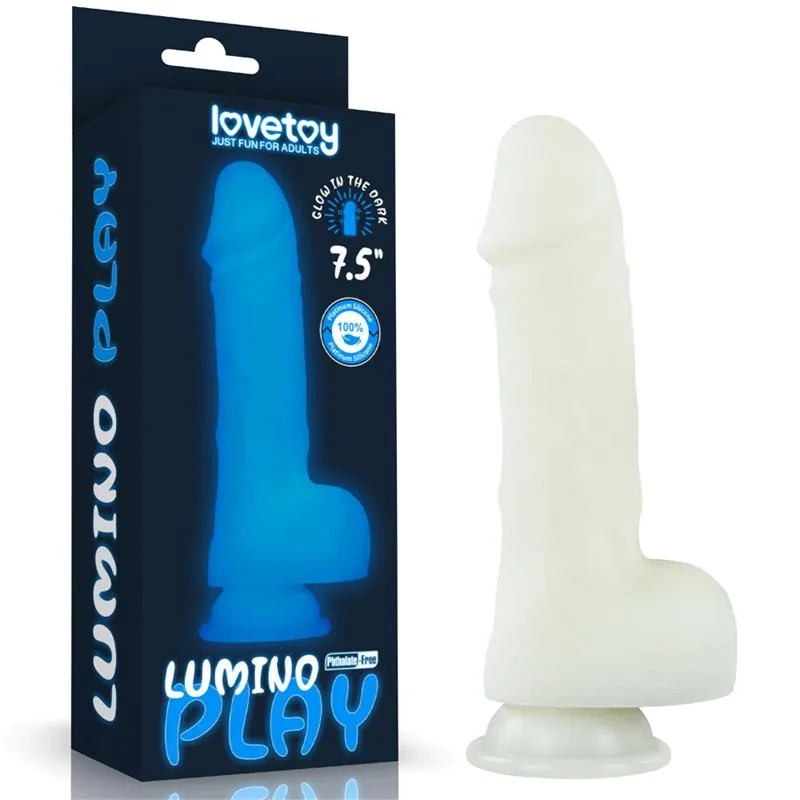 Dildo Lumino Play 7,5 Brilha no Escuro — vista 8 de 8